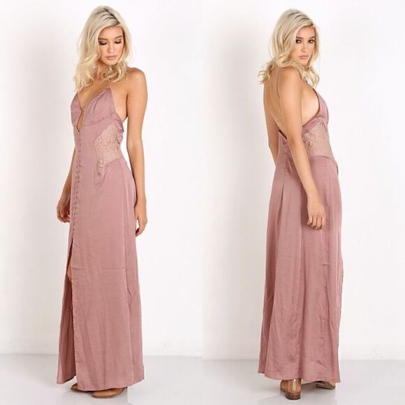 Tularosa
Genevieve Slip Dress Dusty Rose, size M - Picture 2 of 12